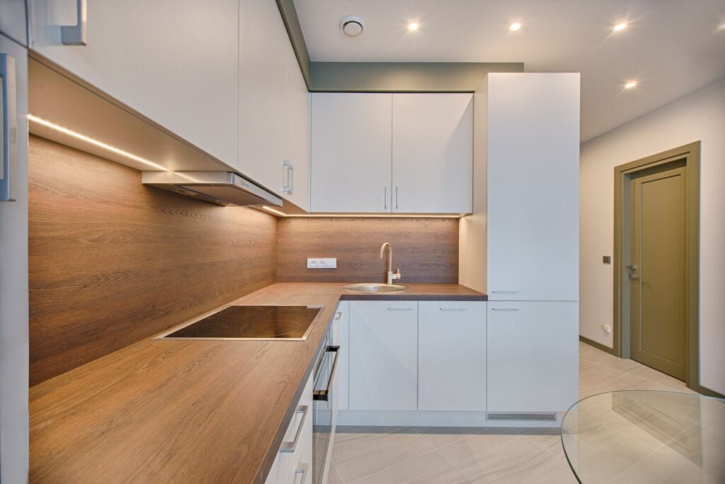 pexels-photo-1643384 White Wooden Modular Kitchen